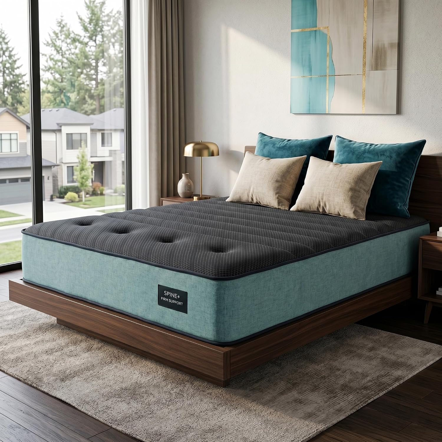 Memory Foam Mattress In A Box Queen - مرتبة كوين فائقة الصلابة مقاس 12
