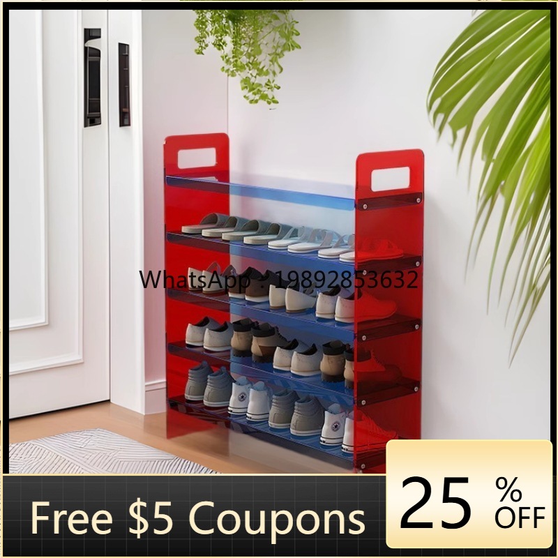 Shoe Rack Cabinet Narrow Entryway - LYY ضوء فاخر بسيط المنزل رف
