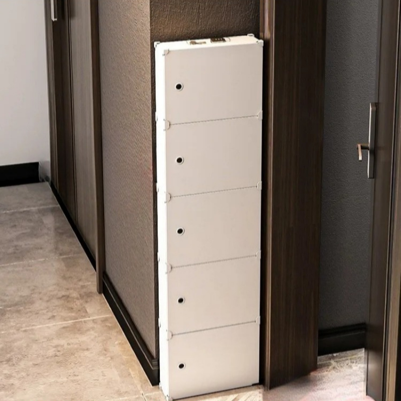 Shoe Rack Cabinet Narrow Entryway - ‌ رف أحذية بدون مثقاب فوق