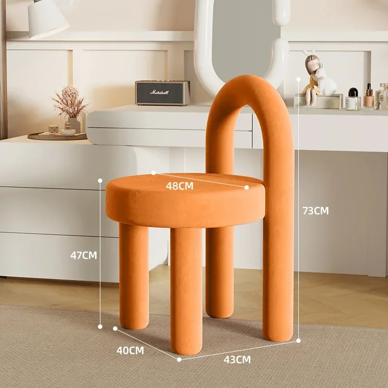 Bedroom Furniture - كرسي مكياج ثابت لغرفة نوم الفتيات،