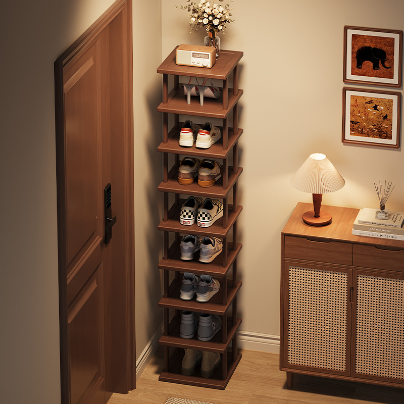 Shoe Rack Cabinet Narrow Entryway - رف أحذية عصري للمدخل، خزانة أحذية