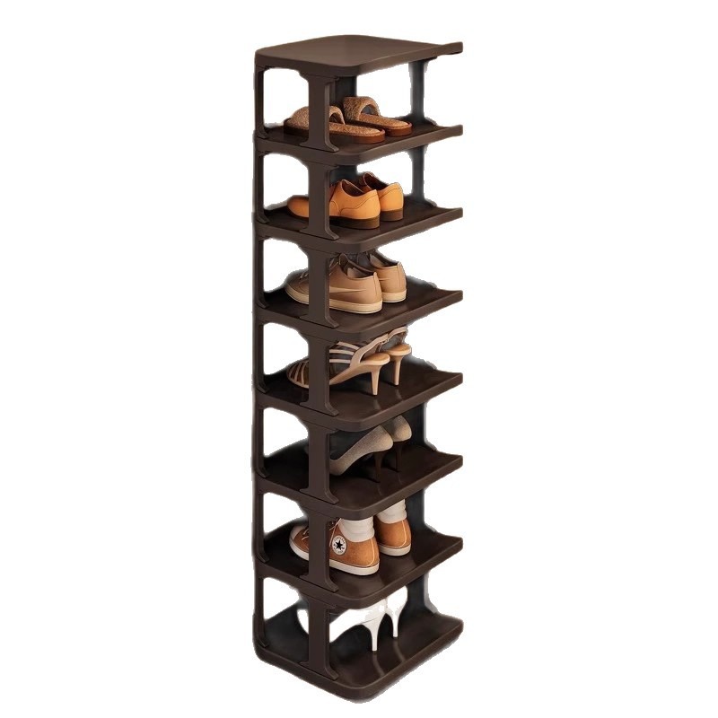 Shoe Rack Cabinet Narrow Entryway - رف أحذية عمودي ضيق متعدد الطبقات