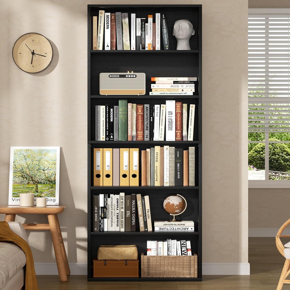رف كتب مفتوح بـ 6 طبقات، ارتفا - مراجعة Storage وسعره