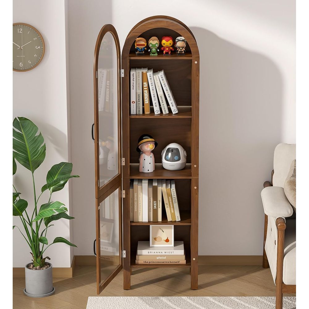 خزانة عرض مقوسة بارتفاع 64.17  - مراجعة Storage وسعره