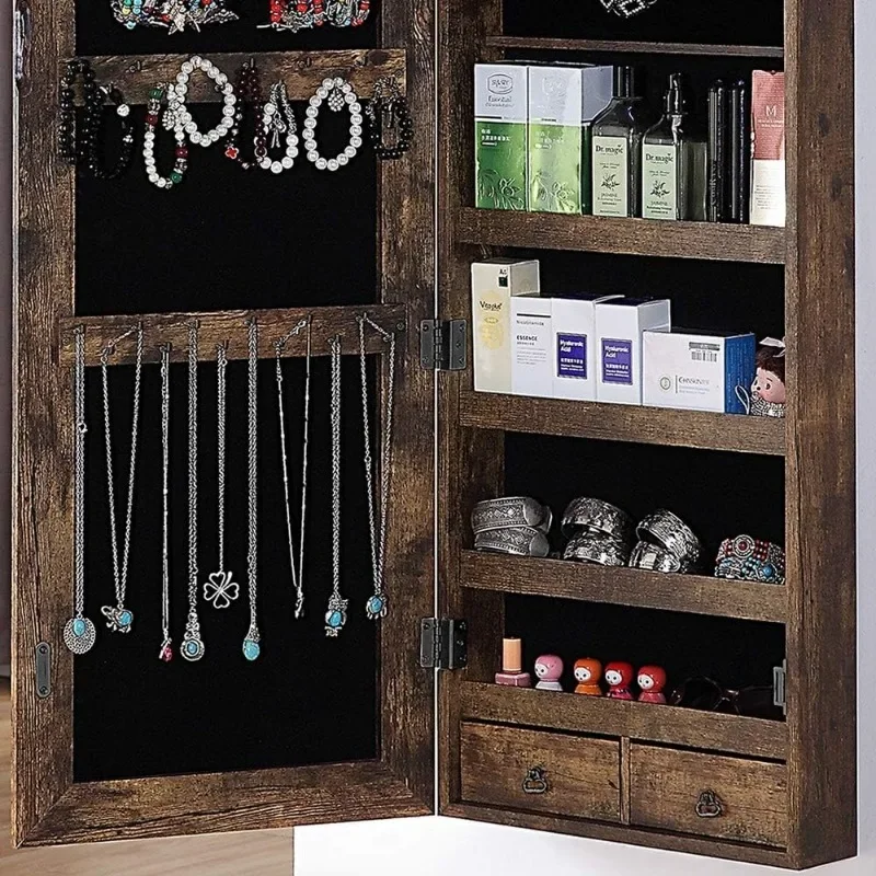 خزانة مجوهرات بمرآة كاملة الطو - مراجعة Full Length Mirror Jewelry Armoire وسعره