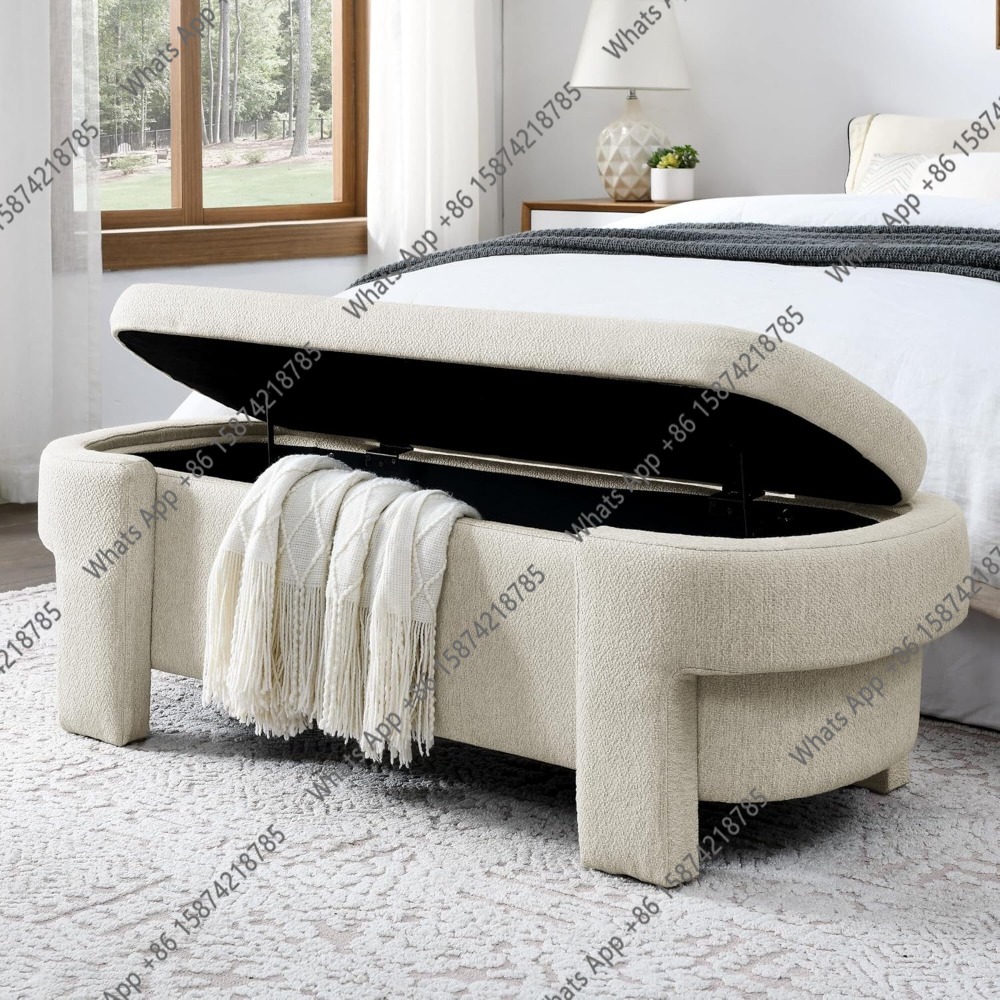 مقعد تخزين بيضاوي كبير الحجم م - مراجعة Bedroom Furniture وسعره