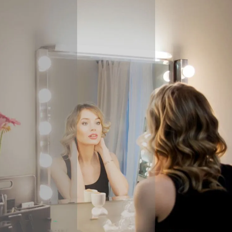 إضاءة مرآة LED قابلة للتعتيم م - مراجعة Dressing Table Vanity With Lighted Mirror وسعره
