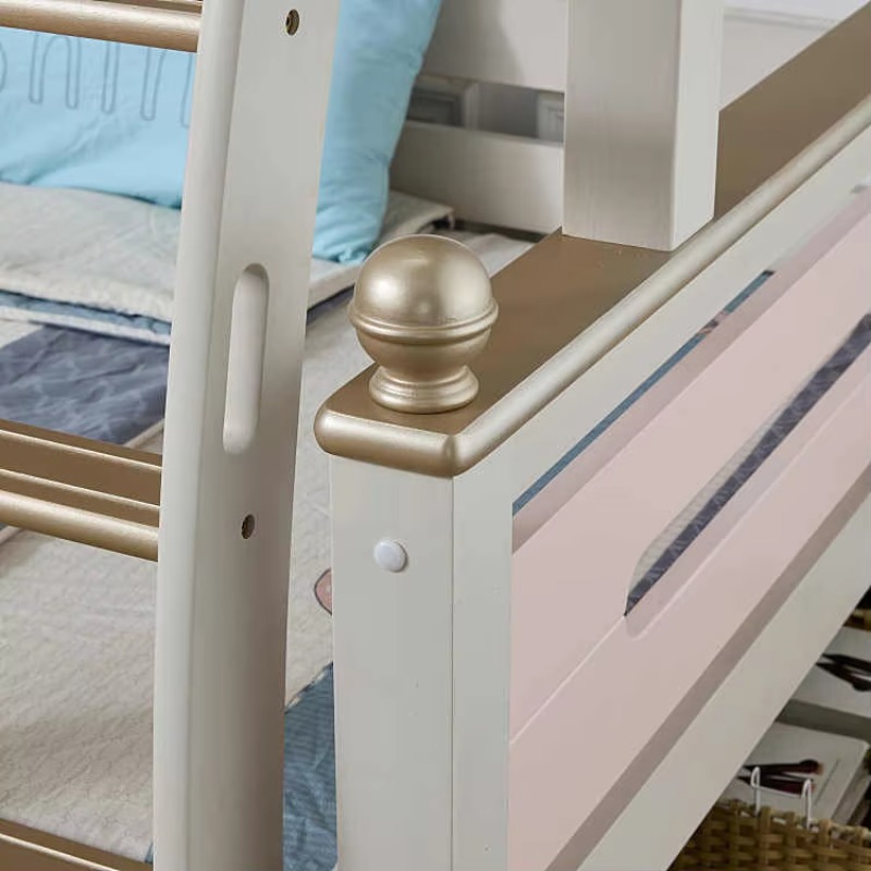 سرير بطابقين خشبي متعدد الوظائ - مراجعة Bunk Bed With Stairs And Slide وسعره