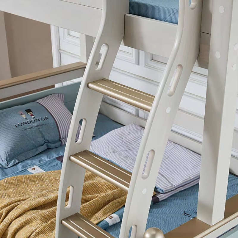 سرير بطابقين خشبي متعدد الوظائ - مراجعة Bunk Bed With Stairs And Slide وسعره