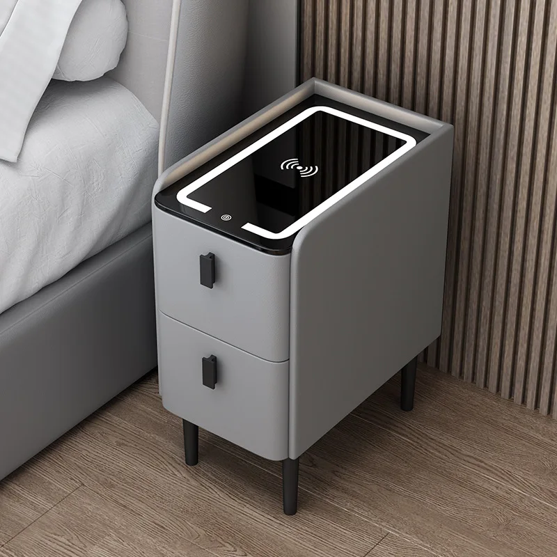 طاولة سرير جانبية خشبية بتصميم - مراجعة Solid Wood Nightstand 2 Drawers وسعره