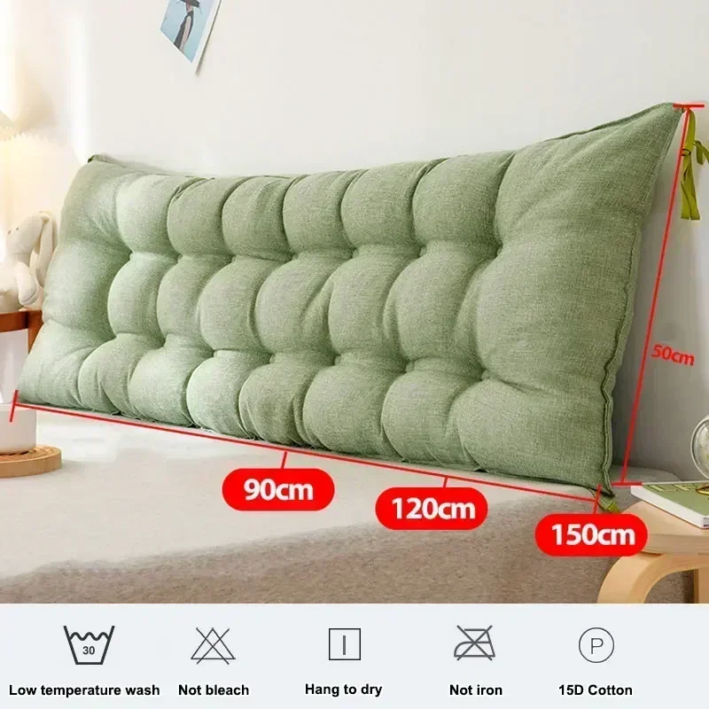 1 قطعة أريكة وسادة طويلة اللوح - مراجعة Headboard Cushion Backrest Tatami وسعره