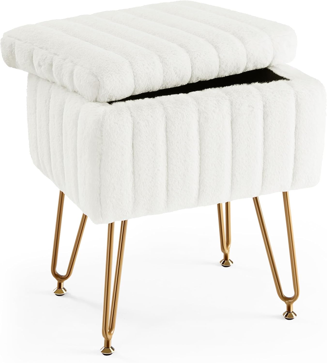 كرسي تخزين أبيض، مقعد عثماني م - مراجعة Bedroom Furniture وسعره