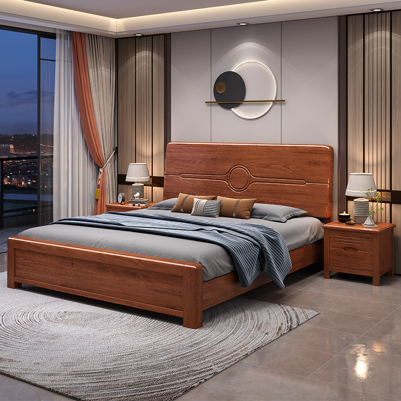 سرير خشب الجوز الصلب الفاخر بت - مراجعة Gas Lift Storage Bed Hydraulic وسعره