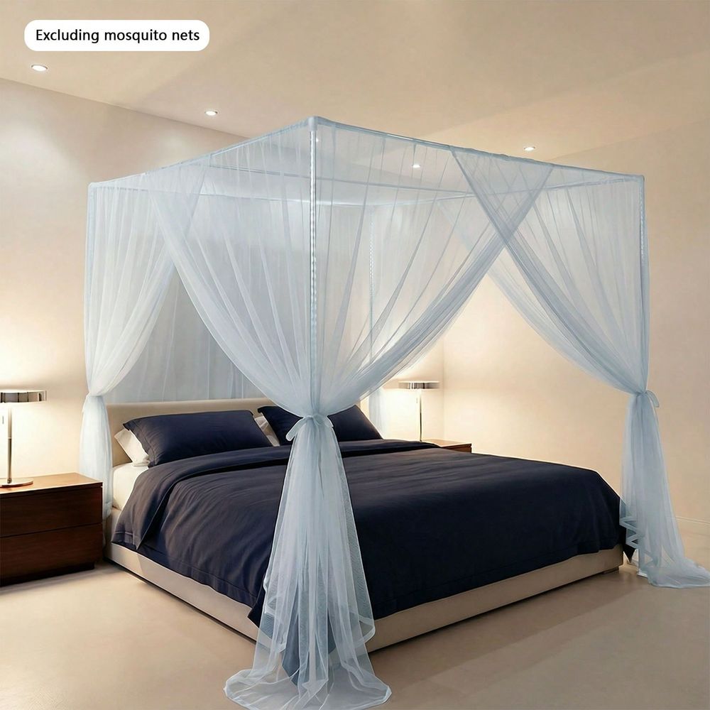إطار سرير مظلي 2×2 متر من الفو - مراجعة Canopy Bed Frame Metal Queen وسعره