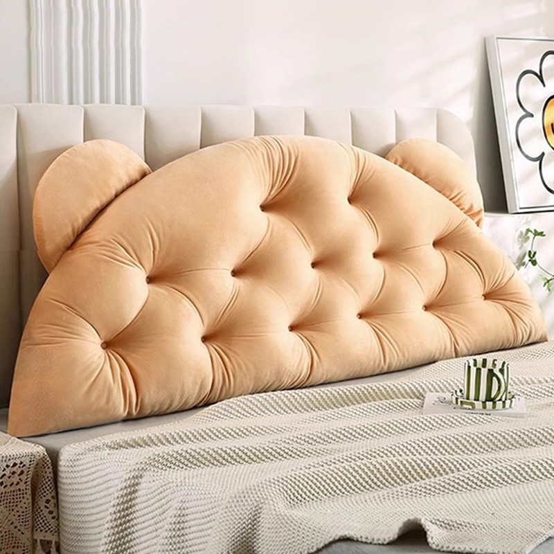 وسادة ظهر سرير بتصميم أذن دب،  - مراجعة Headboard Cushion Backrest Tatami وسعره