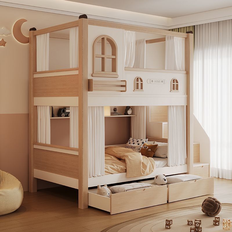 سرير أطفال بطابقين مع زحليقة و - مراجعة Bunk Bed With Stairs And Slide وسعره