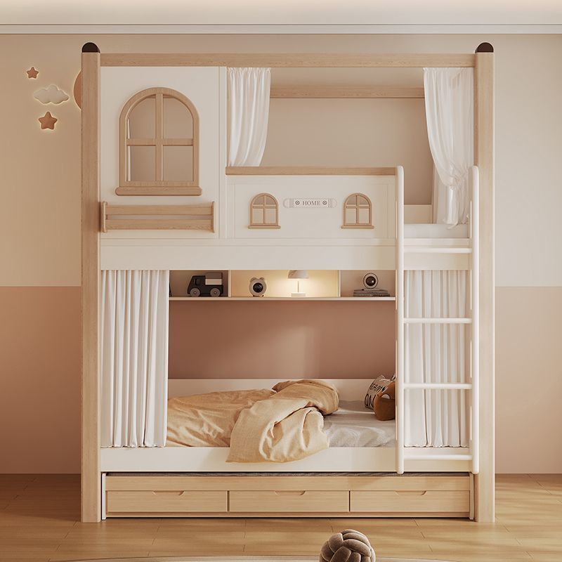 سرير أطفال بطابقين مع زحليقة و - مراجعة Bunk Bed With Stairs And Slide وسعره