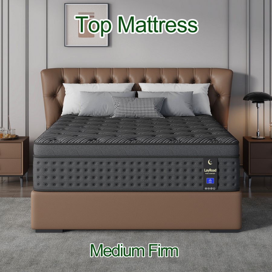 مرتبة هجينة من الإسفنج المطاطي - مراجعة Memory Foam Mattress In A Box Queen وسعره