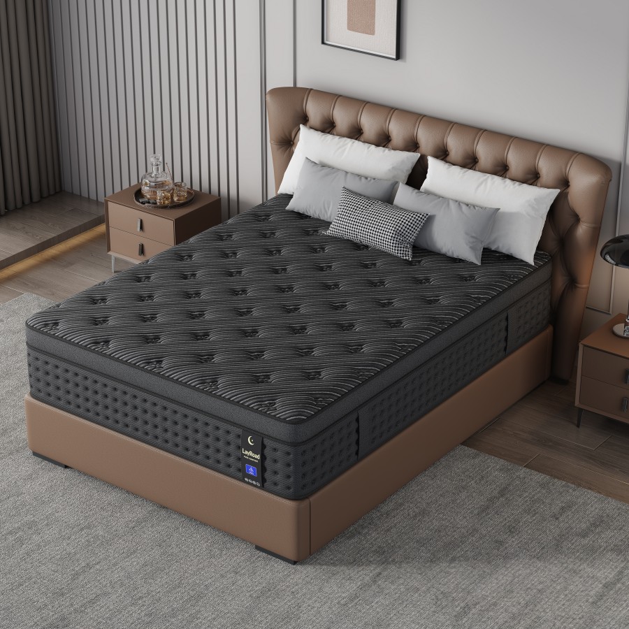 مرتبة هجينة من الإسفنج المطاطي - مراجعة Memory Foam Mattress In A Box Queen وسعره