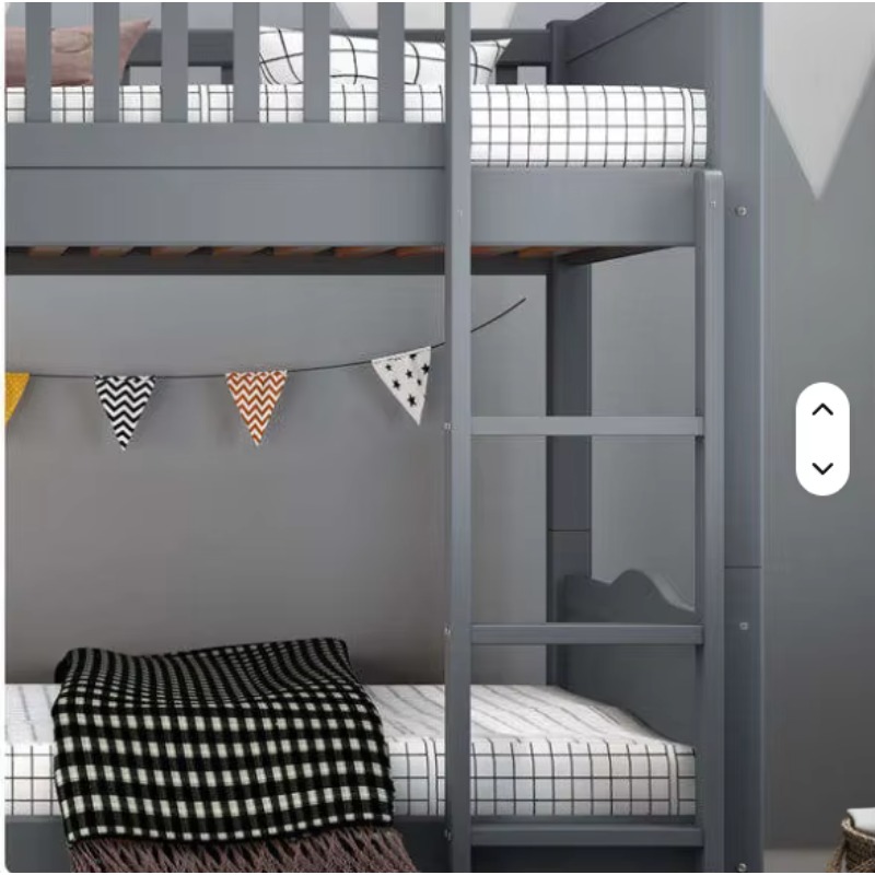 سرير أطفال مزدوج من خشب الصنوب - مراجعة Bunk Bed With Stairs And Slide وسعره