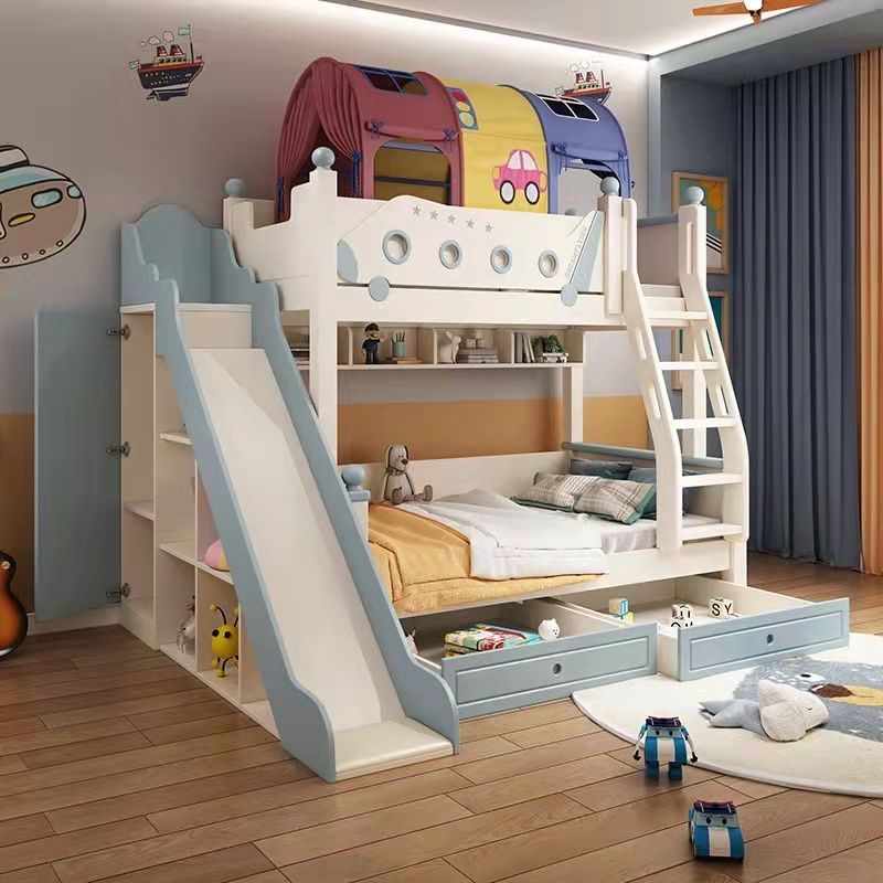 سرير بطابقين على طراز الأميرة  - مراجعة Bunk Bed With Stairs And Slide وسعره