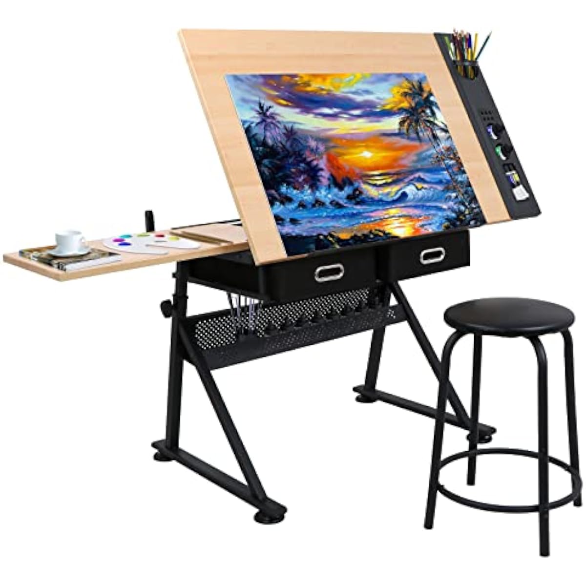 مكتب رسم قابل لتعديل الارتفاع  - مراجعة Tables وسعره