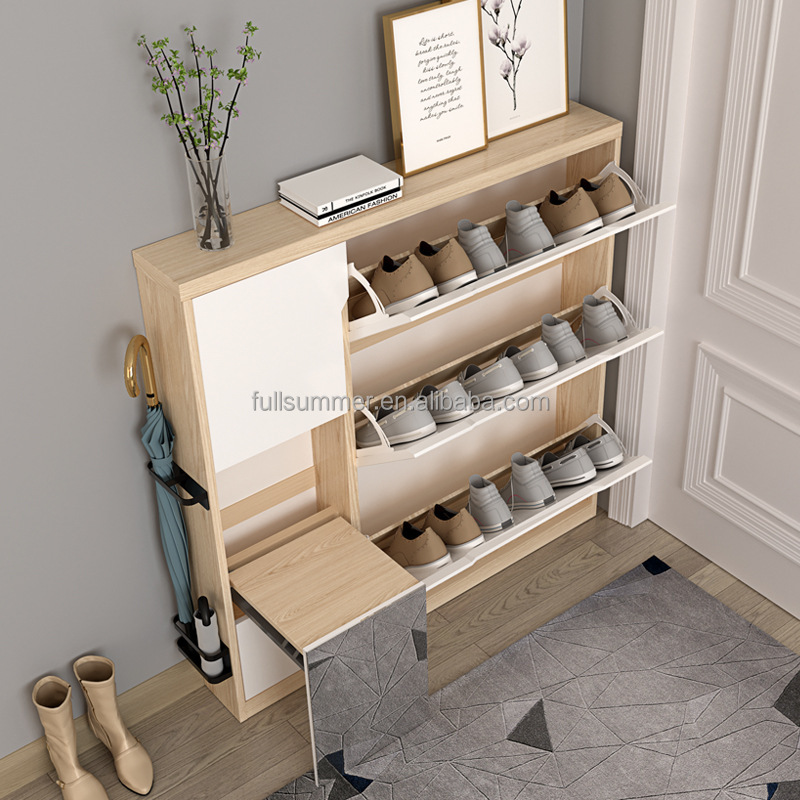 خزانة أحذية نحيفة، خزانة أحذية - مراجعة Shoe Rack Cabinet Narrow Entryway وسعره
