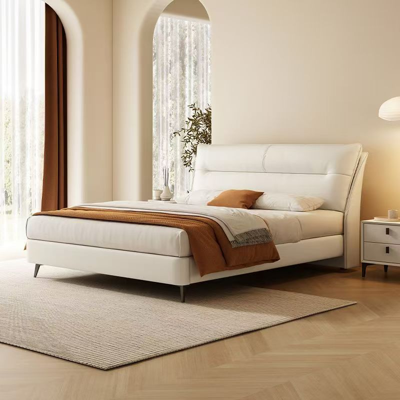 سرير تخزين فاخر حديث مبطن بتصم - مراجعة Gas Lift Storage Bed Hydraulic وسعره