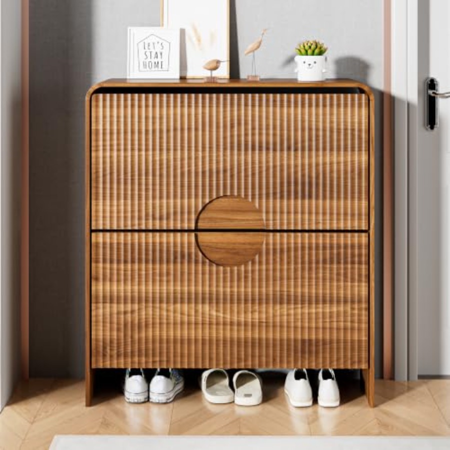خزانة أحذية ضيقة للمدخل، خزانة - مراجعة Shoe Rack Cabinet Narrow Entryway وسعره