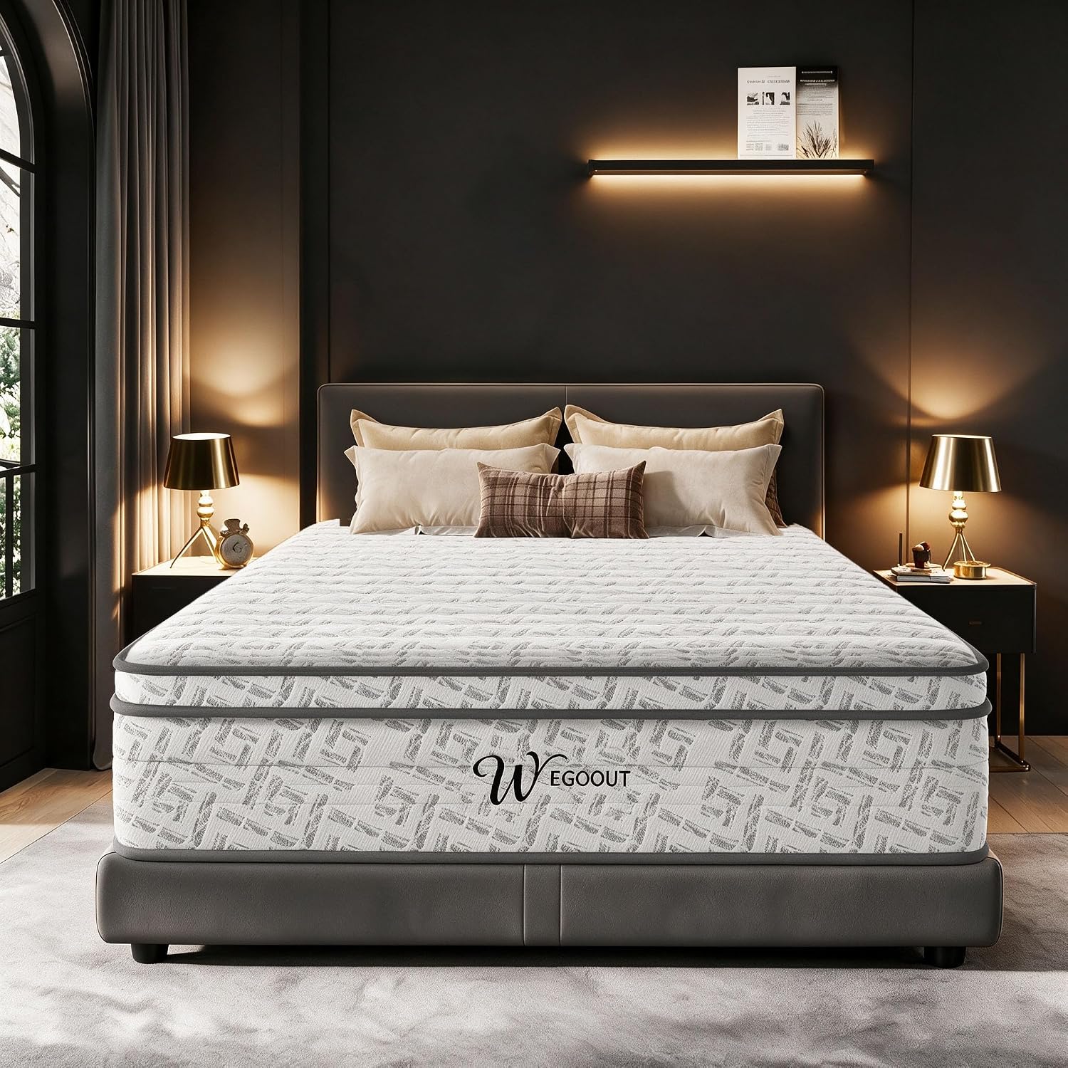مرتبة كوين سايز بسمك 12 بوصة،  - مراجعة Memory Foam Mattress In A Box Queen وسعره