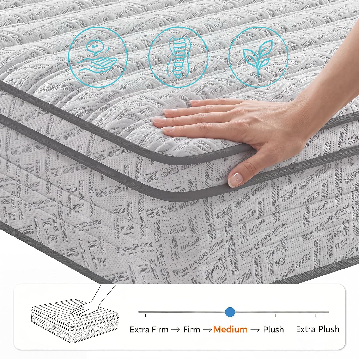 مرتبة كوين سايز بسمك 12 بوصة،  - مراجعة Memory Foam Mattress In A Box Queen وسعره