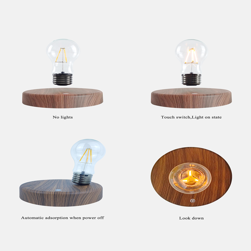 مصباح الإرتفاع المغناطيسي الإب - مراجعة Floating Nightstand With Led Light وسعره