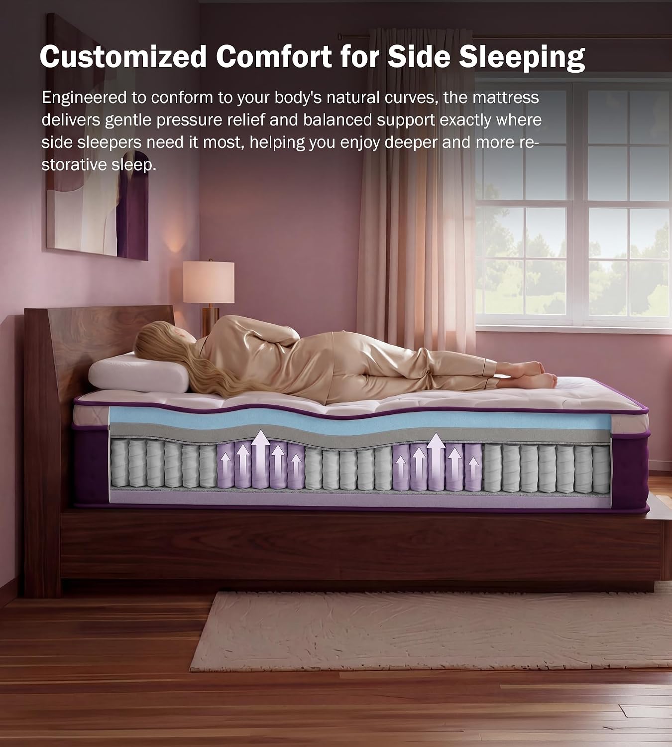 مرتبة ناعمة فاخرة مقاس كوين 12 - مراجعة Memory Foam Mattress In A Box Queen وسعره