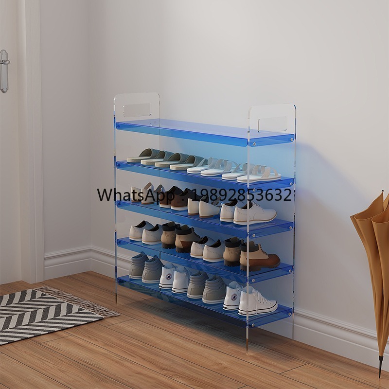 LYY ضوء فاخر بسيط المنزل رف ال - مراجعة Shoe Rack Cabinet Narrow Entryway وسعره