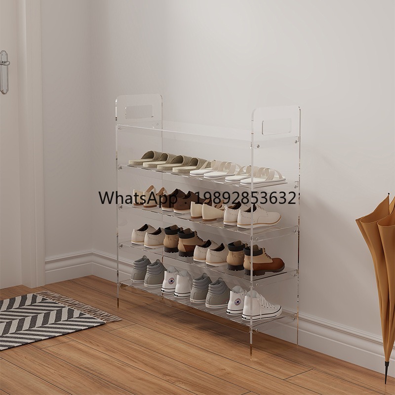 LYY ضوء فاخر بسيط المنزل رف ال - مراجعة Shoe Rack Cabinet Narrow Entryway وسعره