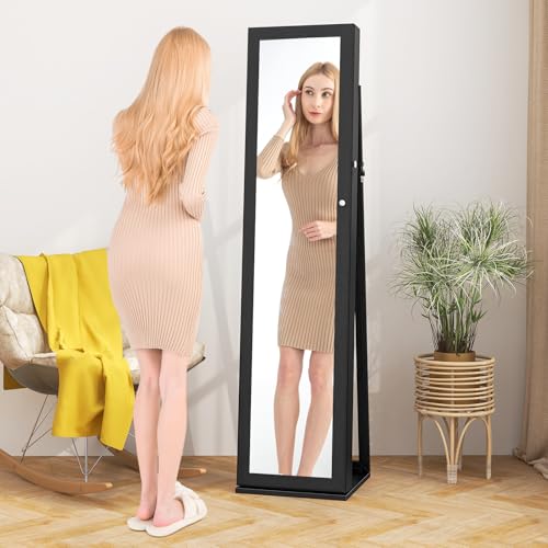 خزانة مجوهرات مع مرآة كاملة ال - مراجعة Full Length Mirror Jewelry Armoire وسعره