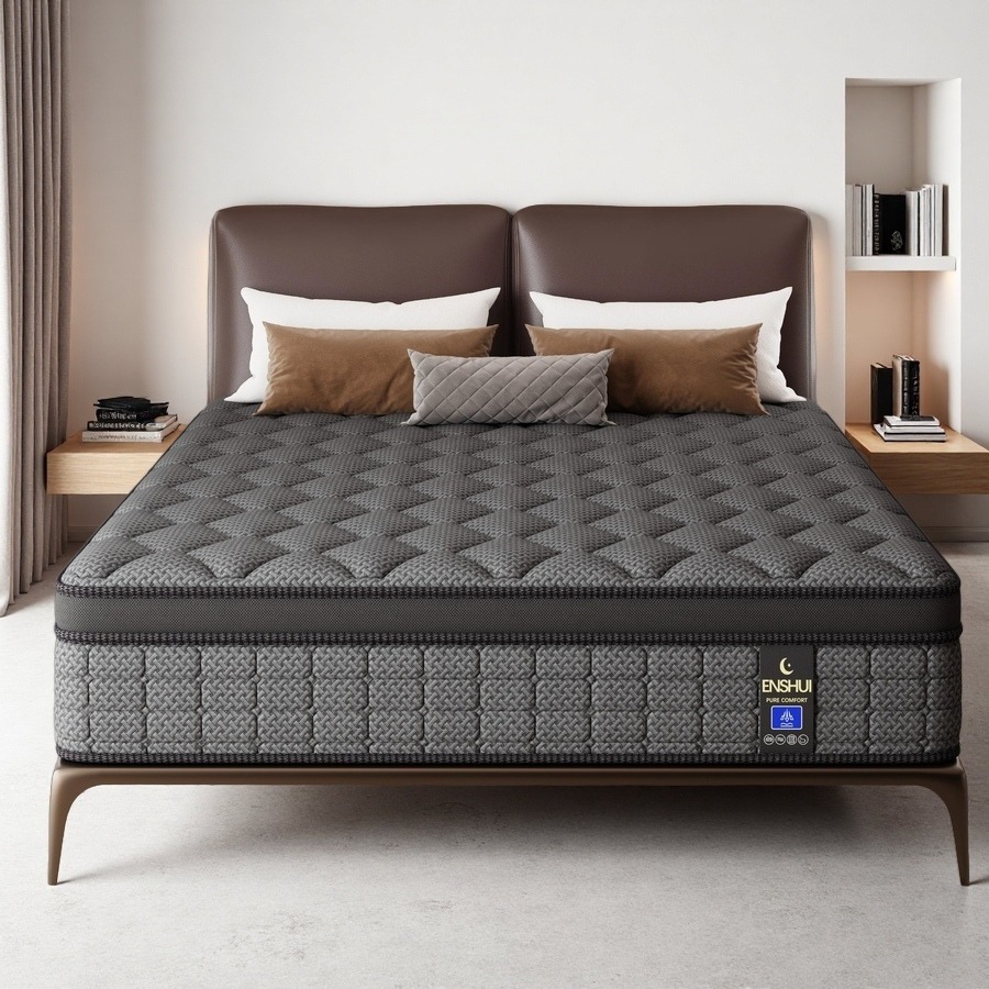 مرتبة هايبرد من الفوم الميموري - مراجعة Memory Foam Mattress In A Box Queen وسعره