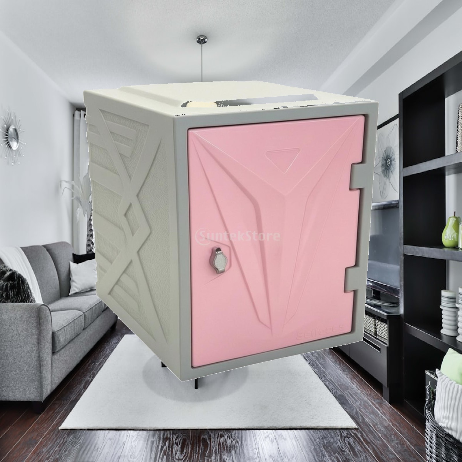 خزانة تخزين هندسية مدمجة بأبوا - مراجعة Bedroom Furniture وسعره