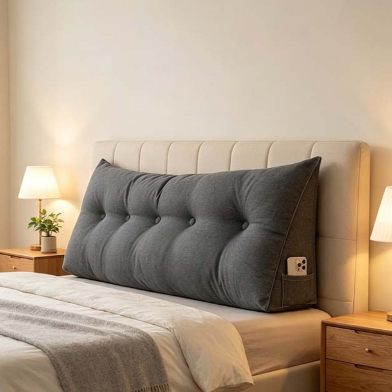 وسادة كبيرة لرأس السرير، مسند  - مراجعة Headboard Cushion Backrest Tatami وسعره
