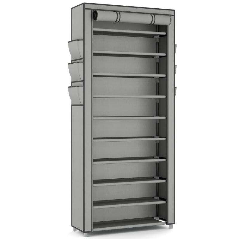 منظم أحذية عمودي ضيق، رف أحذية - مراجعة Shoe Rack Cabinet Narrow Entryway وسعره